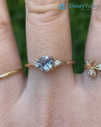 One of a kind Montana Sapphire Ring, oval teal sapphire diamond engagement ring