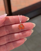 Peony Flower Birth Jewellery,  Special Gift for Birth