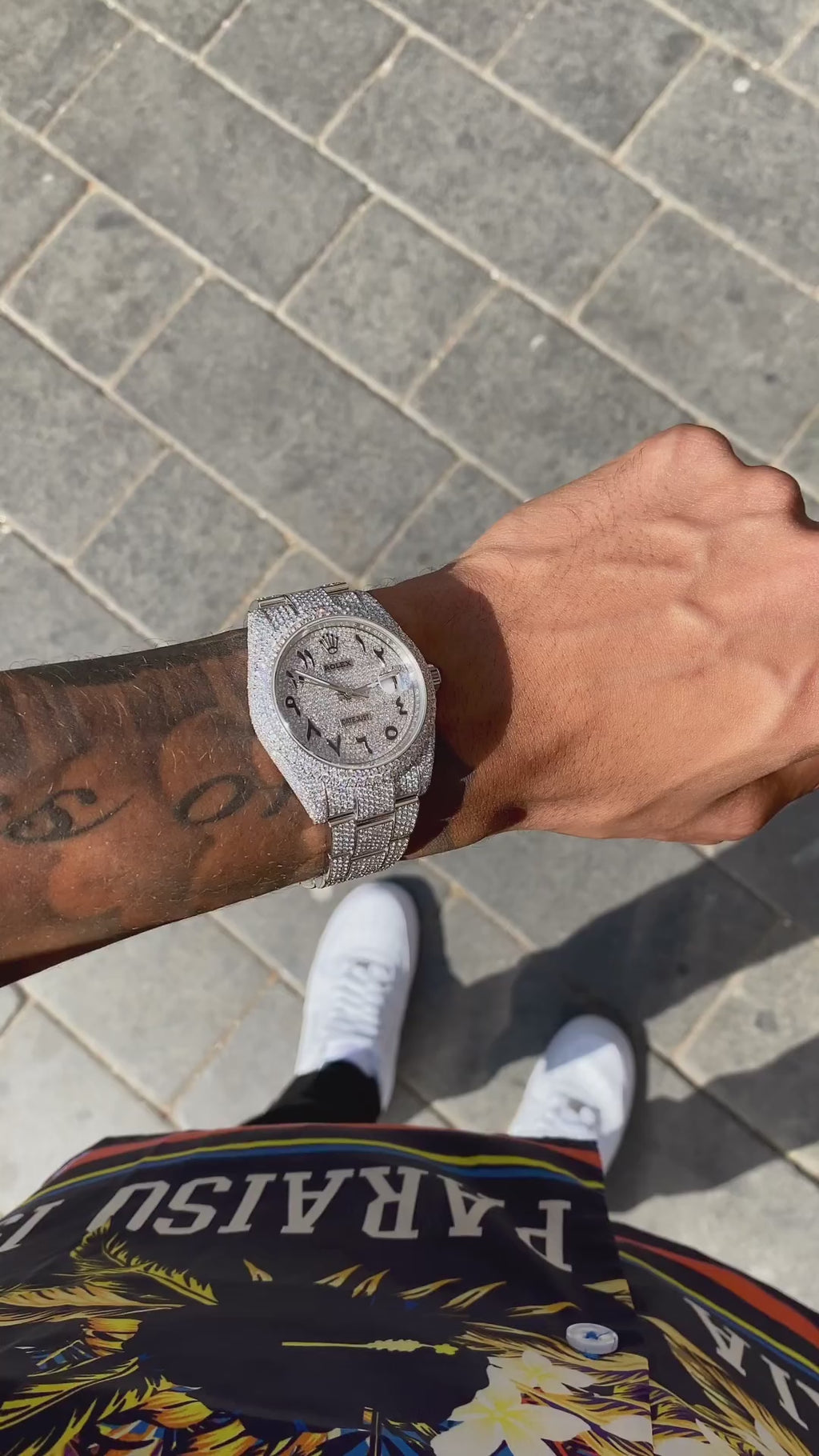 Diamond Rolex Datejust Oyster 41mm - Stainless Steel - Roman Dial