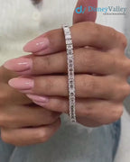 Luxurious Elegance: Lab Grown Diamond Eternity Bracelet