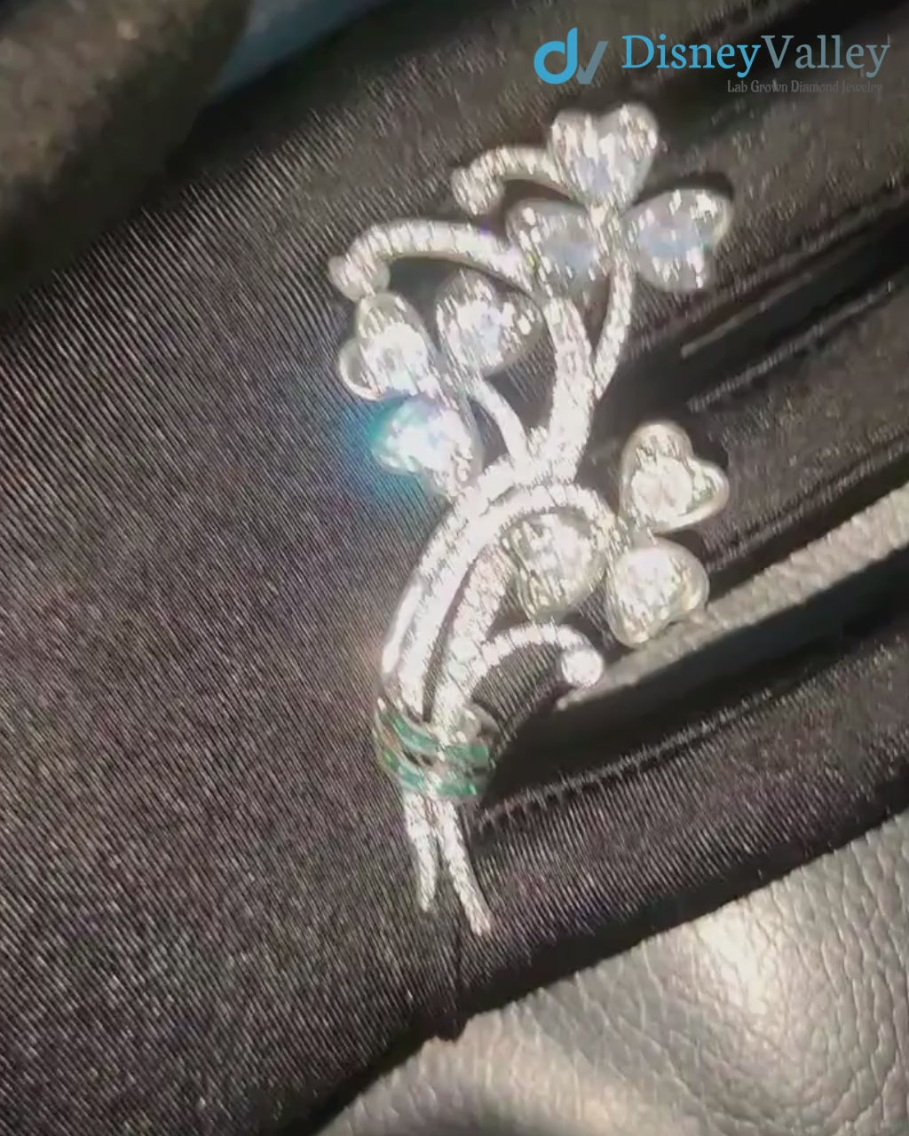 Queen Elizabeth’s Irish Shamrock Diamond Jubilee National Emblem Brooch
