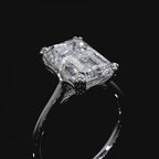 Solitaire Moissanite Diamond Engagement Ring