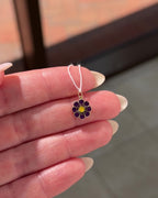 Cosmos Charm Flower Birth Jewelry,  Special Gift for Birth