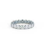 1.98 TCW Round Brilliant Cut Moissanite Full Eternity Wedding Band