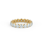 1.98 TCW Round Brilliant Cut Moissanite Full Eternity Wedding Band