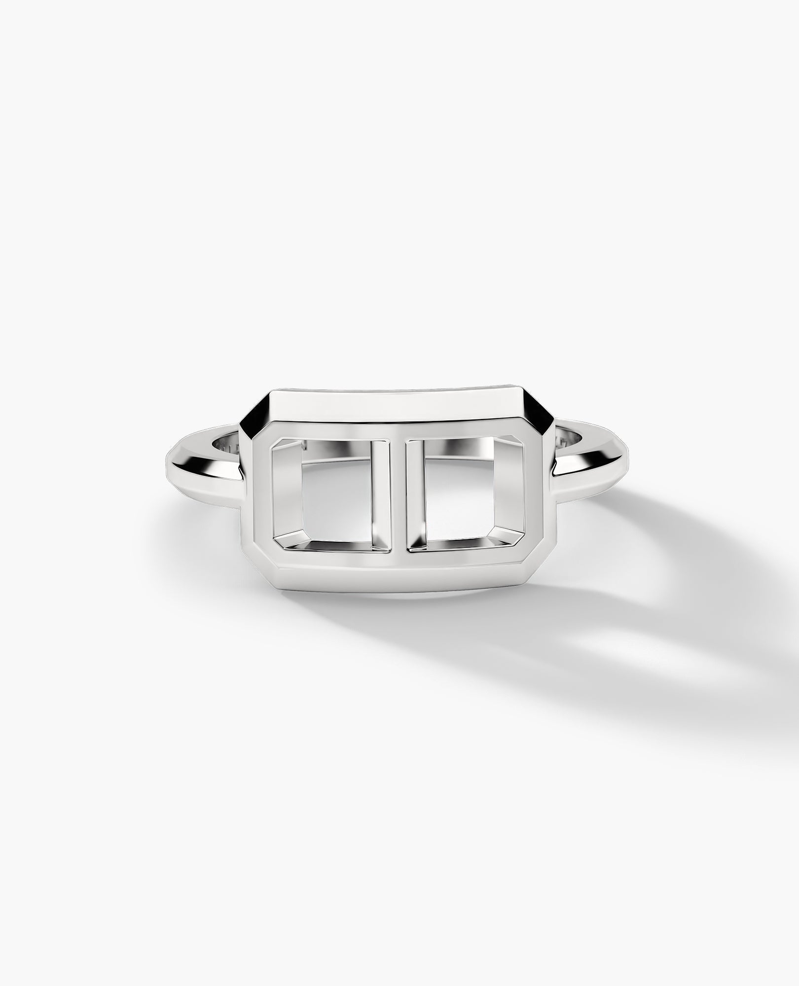 HERCULES Silver Single Link Ring