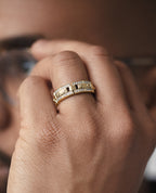 REX Gold Ring with 0.40ct Diamonds