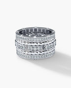 ROPES Gold Ring with 2.40ct Diamonds