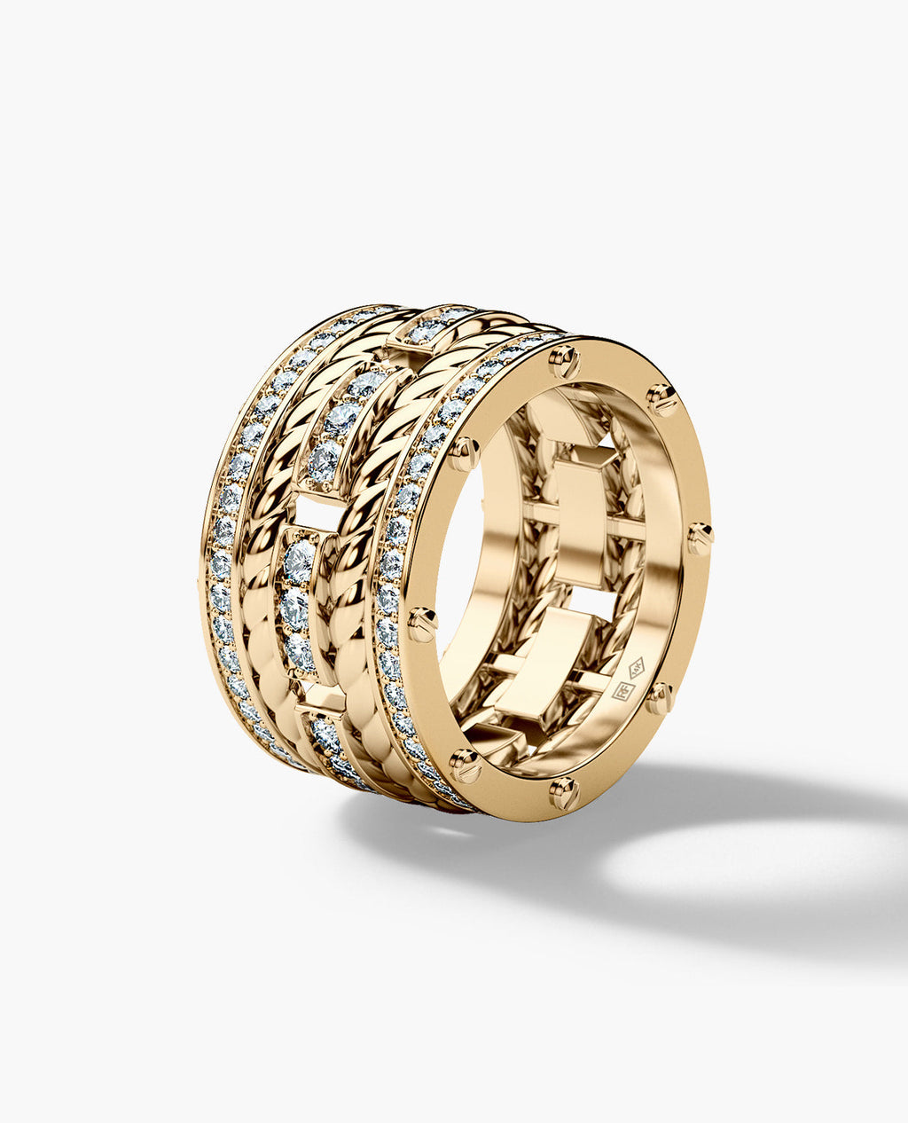 ROPES Gold Ring with 2.40ct Diamonds