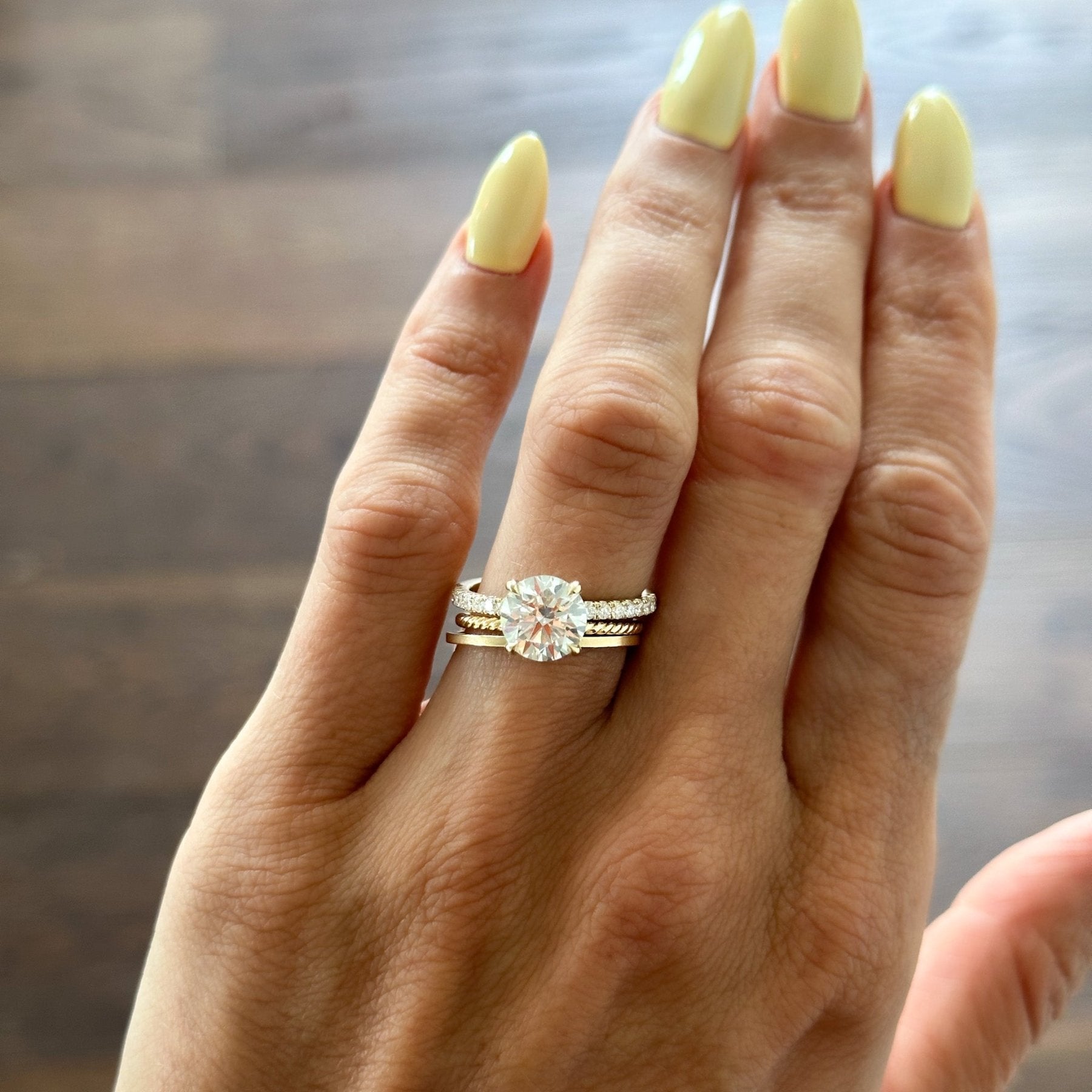Rope Wedding Band (1.3mm) / size 4.25