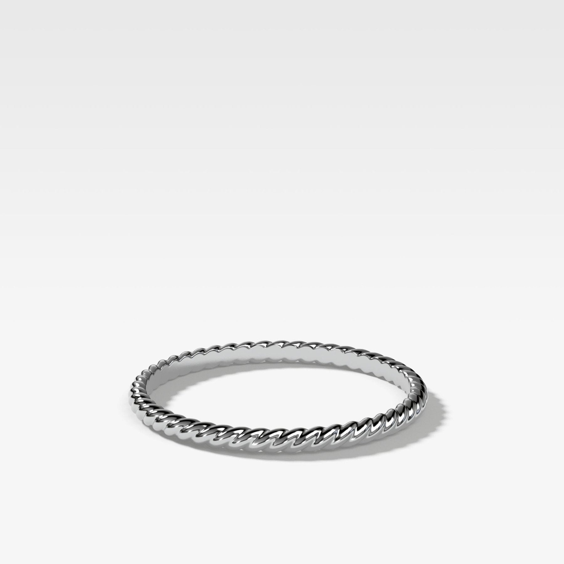Rope Wedding Band (1.3mm) / size 6.75 Main image