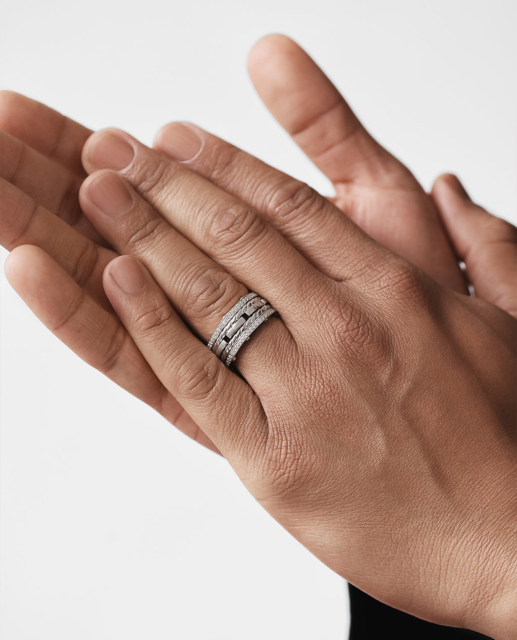 ROPES Gold Ring with 1.05ct Diamonds
