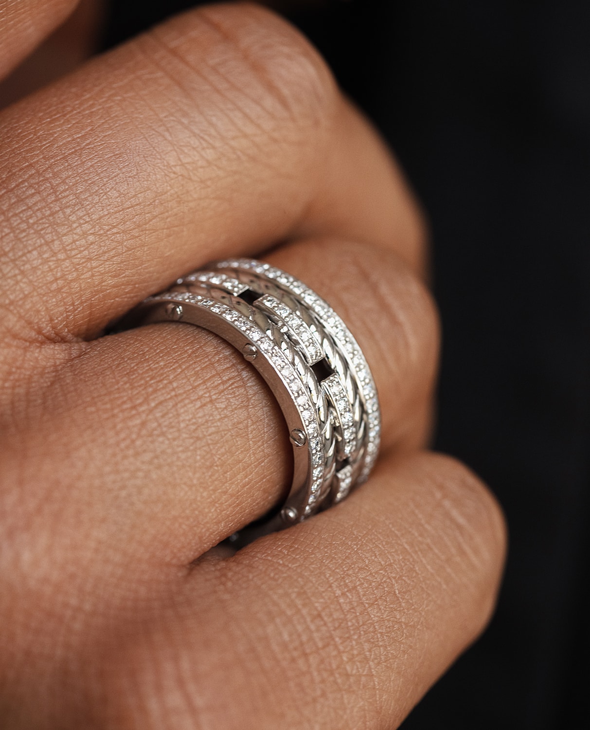 ROPES Gold Ring with 1.45ct Diamonds
