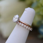 1.98 TCW Round Brilliant Cut Moissanite Full Eternity Wedding Band