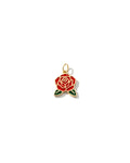 Rose Charm Flower Birth Jewelry,  Special Gift for Birth