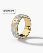 JERRITT Comfort Fit Gold Ring with 3.30ct Diamonds