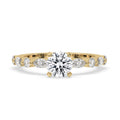 Round Cut Diamond Ring in Classic Prong Setting