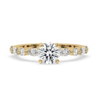 Round Cut Diamond Ring in Classic Prong Setting
