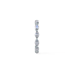 Marquise Cut Moissanite Full Eternity Wedding Band