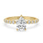 Beautiful Pear Shaped Engagement Ring in Yellow Gold Setting