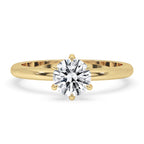 Round Diamond Solitaire 6 prong engagement ring