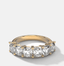 Six Stone Shared Prong Diamond Band With Old Mine Cuts (3.30ctw)