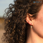 sophisticated pair of solid gold huggie hoop earrings - DisneyValley