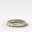 Straight Edge Baguette Diamond Eternity band