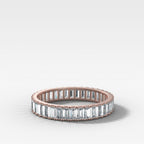 Straight Edge Baguette Diamond Eternity band
