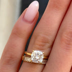 Straight Edge Baguette Diamond Wedding Band