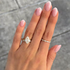 Straight Edge Baguette Diamond Wedding Band