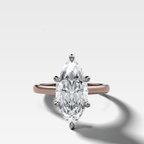 Supernova Solitaire Engagement Ring With Marquise Cut Diamond