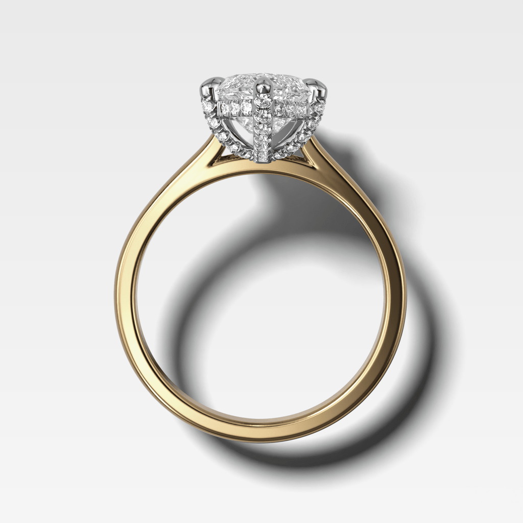 Supernova Solitaire Engagement Ring With Marquise Cut Diamond