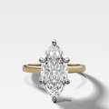 Supernova Solitaire Engagement Ring With Marquise Cut Diamond