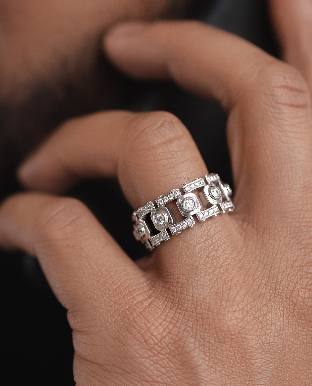 TALLAPOOSA Gold Ring with 1.30ct Diamonds