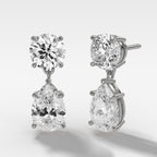 Teardrop Diamond Earrings