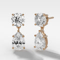 Teardrop Diamond Earrings