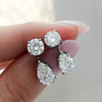 Teardrop Diamond Earrings