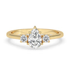 Teardrop Engagement Ring