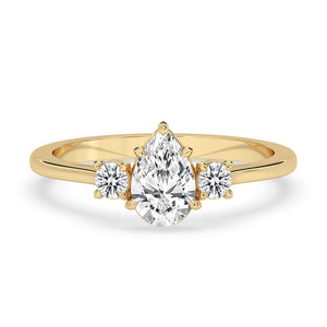 Teardrop Engagement Ring