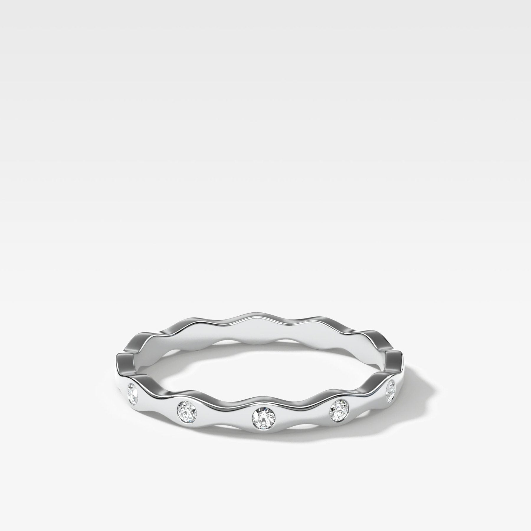 Treble Diamond Eternity Band Secondary image