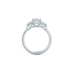1.50 CT Oval Cut Moissanite Three Stone Engagement Ring