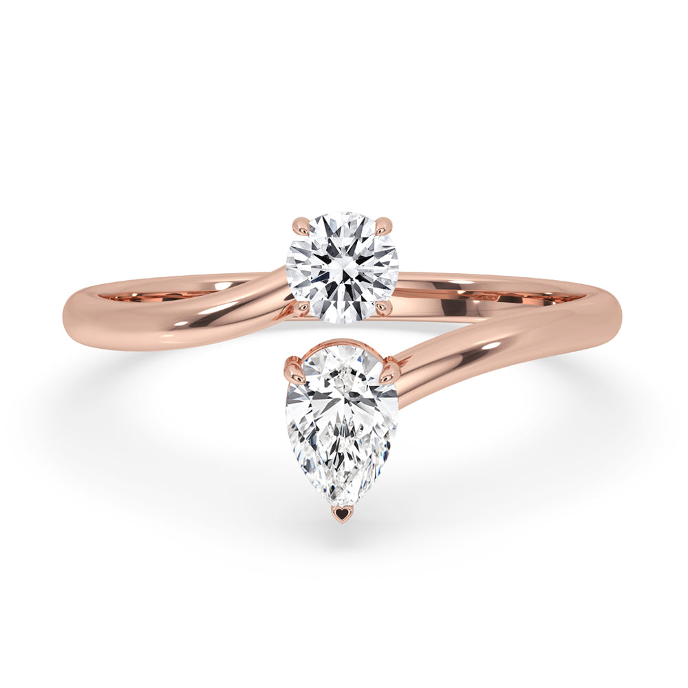 Two Stone Engagement Ring Hauptbild