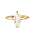 1.27 CT Marquise Cut Diamond Moissanite Hidden Halo Engagement Ring