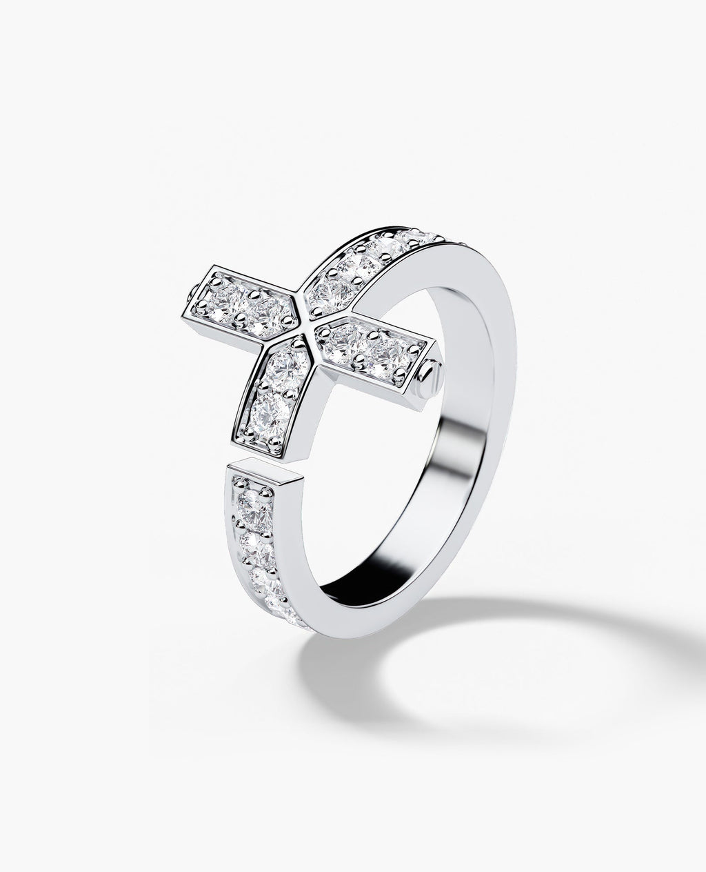 CROSS Gold Ring with 1.45ct Diamonds