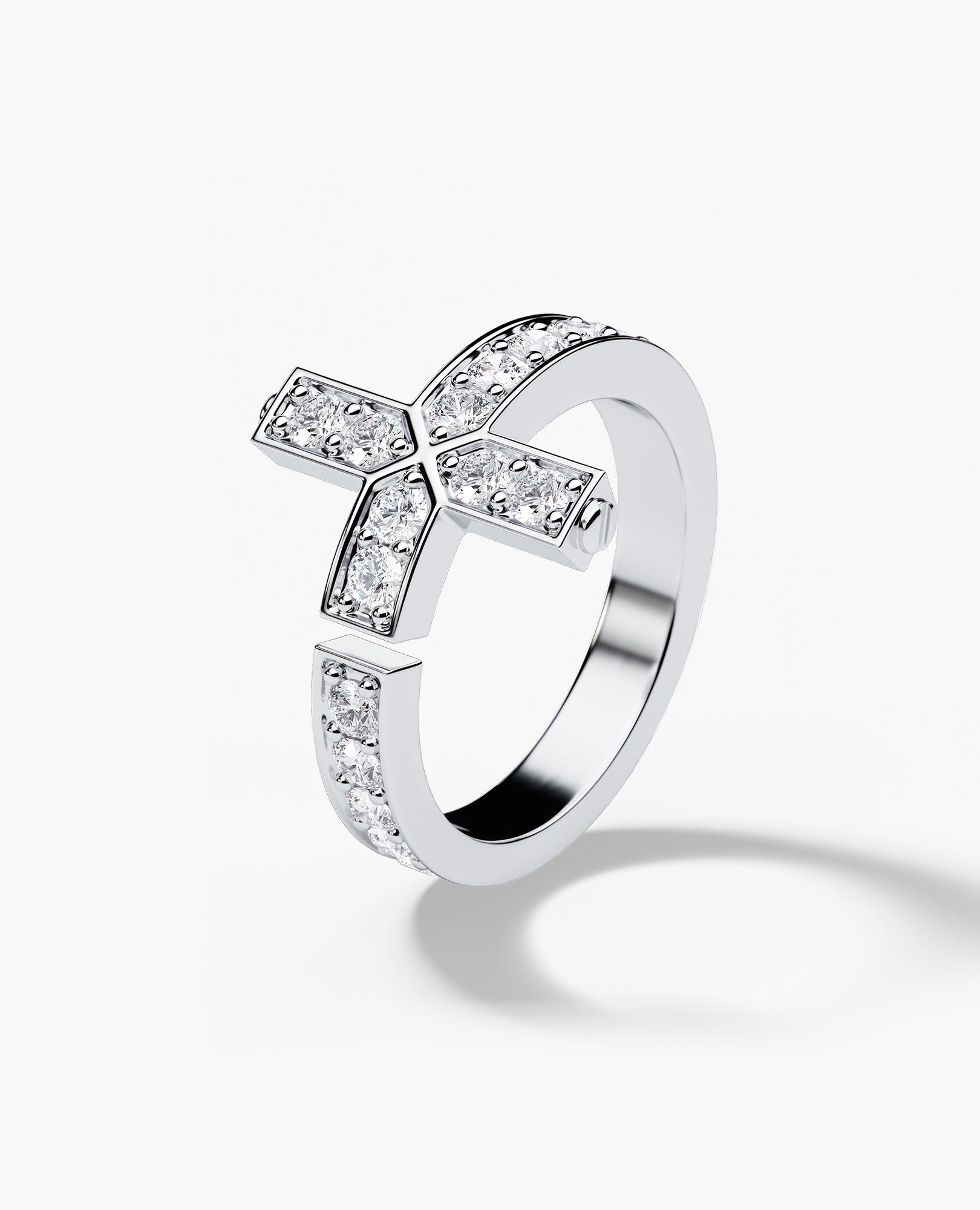 CROSS Gold Ring with 1.45ct Diamonds