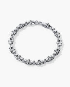 MOSS Gold Link Bracelet with Diamonds - 9mm