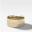 Wide Flat Diamond Pavé Eternity Band