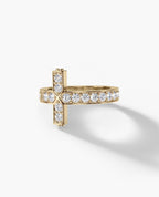 CROSS Gold Ring with 1.45ct Diamonds