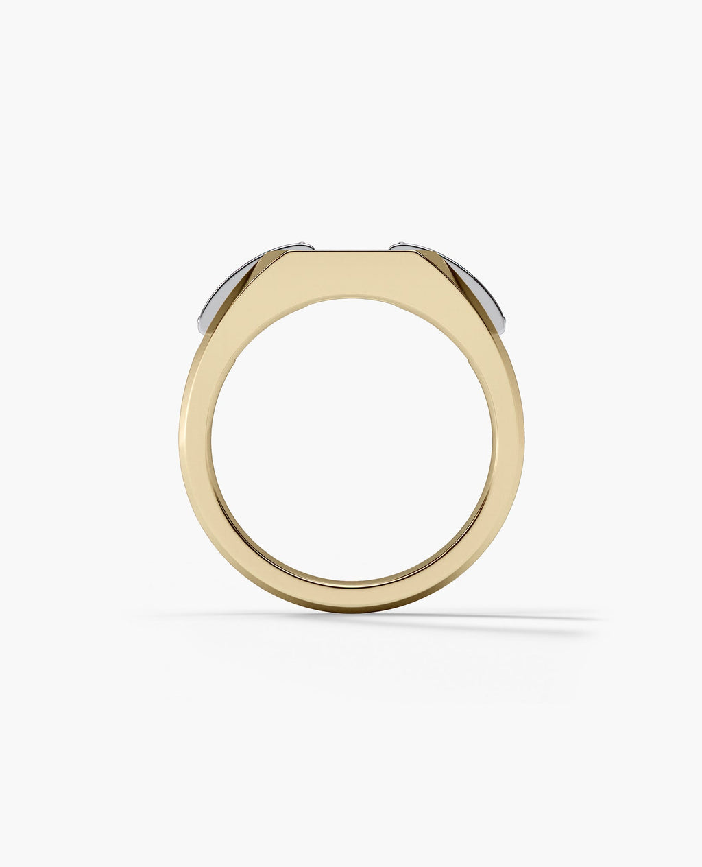 NORTHSTAR Gold Signet Ring with 0.30ct Diamonds